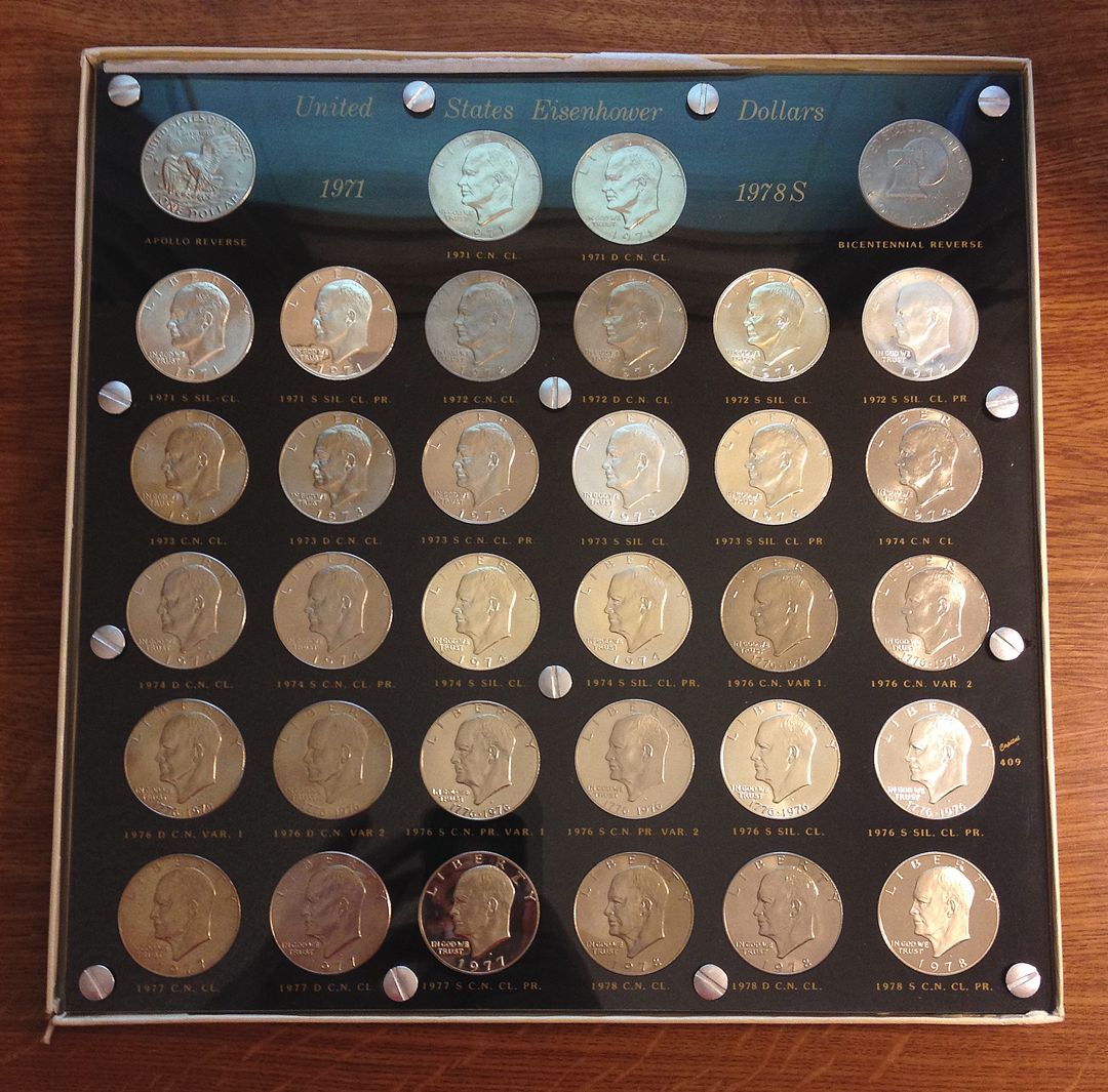 Eisenhower-32-Coin-Set...--I'm-Getting-There....